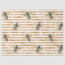De Seda Mel Bee Series Design 11 Papel Tecido