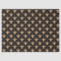 Mel Bee Series Design 17 Papel Tecido