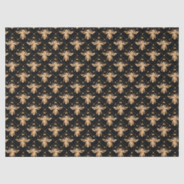 De Seda Mel Bee Series Design 17 Papel Tecido