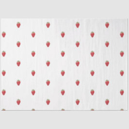 De Seda Mini papel tecidular do Morango 