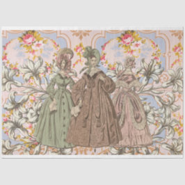 De Seda Moda francesa e Flores Desfazem Papel Tecido