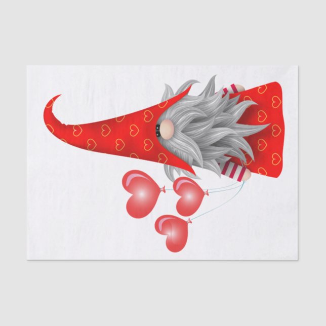 De Seda Namorados Gnomo - Papel (Frente )