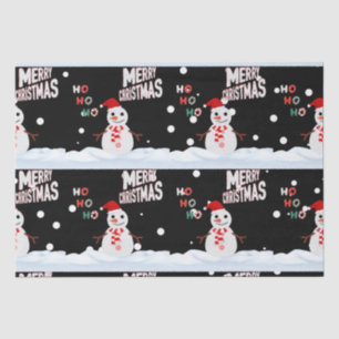 De Seda Natal O Papel Tecido Snowman