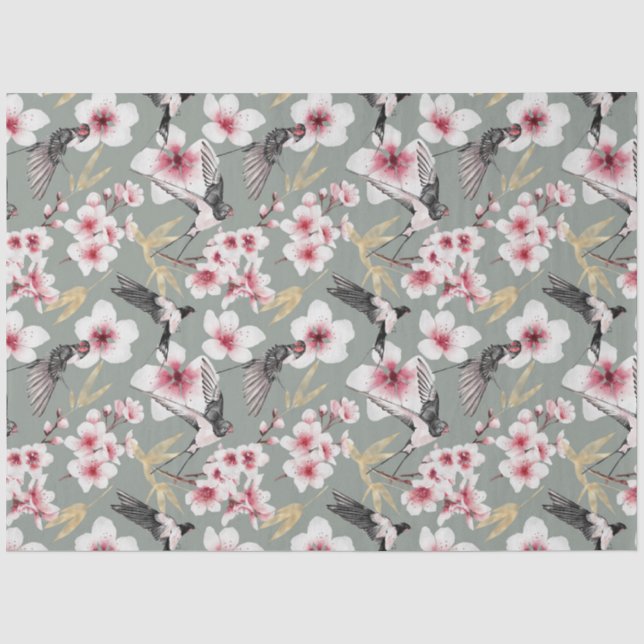 De Seda O Papel Tecido Design 2 da Série Okinawa (Frente )