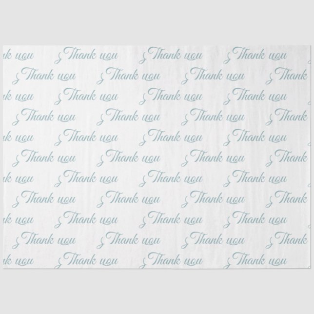 De Seda Obrigado Papel embrulhado (Frente )