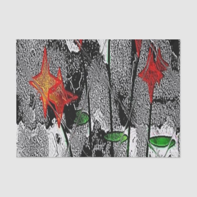 De Seda "Oh, la, la" Papel Tecido (Frente )