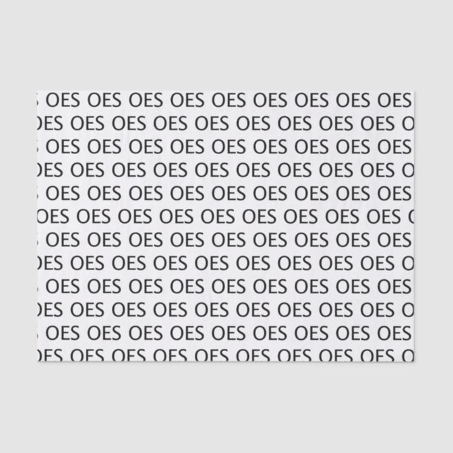 De Seda Ordem OES do Papel Tecido Estrela Oriental (Frente )