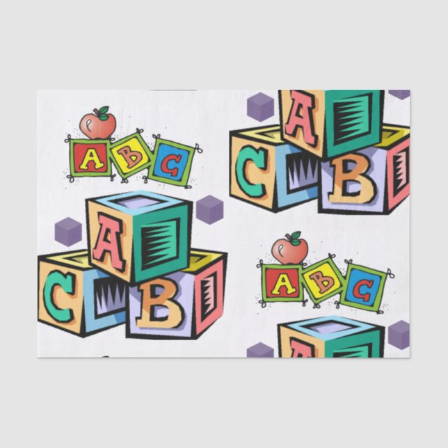De Seda Papel absorvente, bebê (Frente )