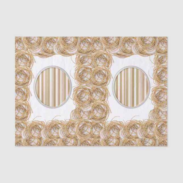 De Seda Papel absorvente para tecidos decorativos (Frente )