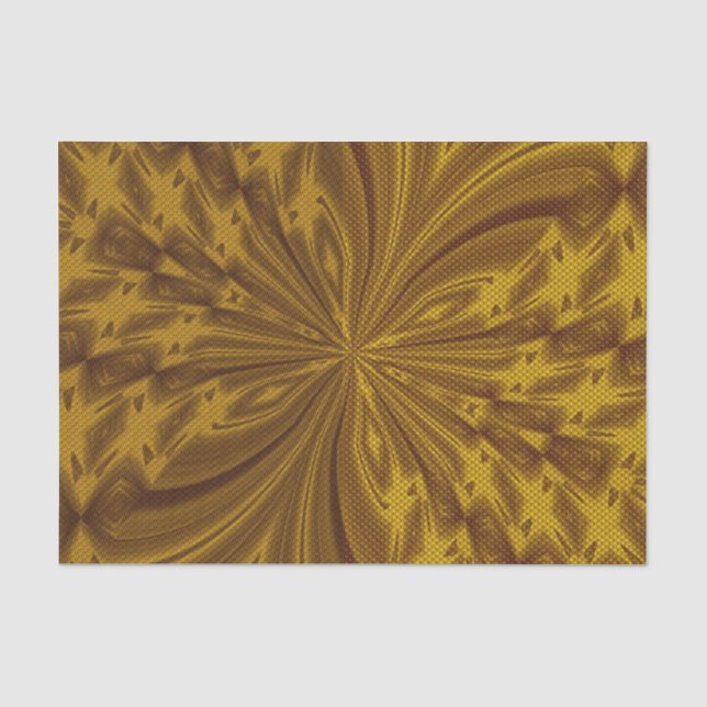 De Seda PAPEL abstrato-Butterfly-DOURADO-TISSUE WRAP (Frente )