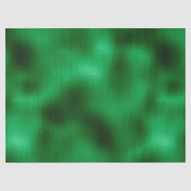 De Seda Papel Alumínio Verde (Frente )