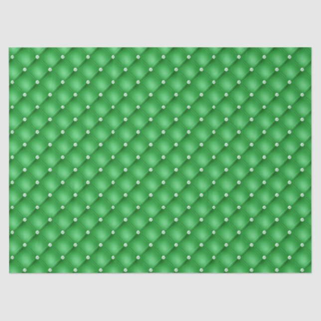 De Seda Papel Alumínio Verde Elegante (Frente )