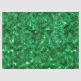 De Seda Papel Alumínio Verde Elegante