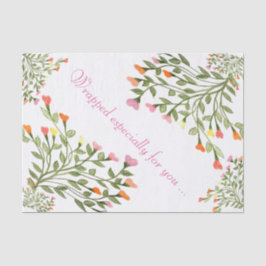 De Seda Papel bonito no Design do Coração da Flor