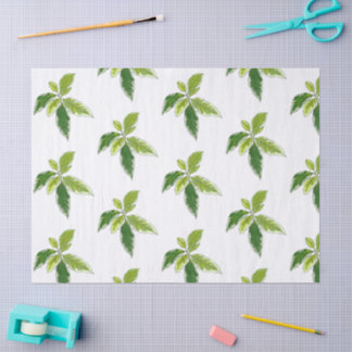 De Seda Papel Botânico Simples 