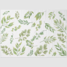 Papel Botânico Verde Flutuante