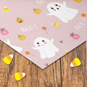 De Seda Papel cor-de-rosa com padrão fantasma
