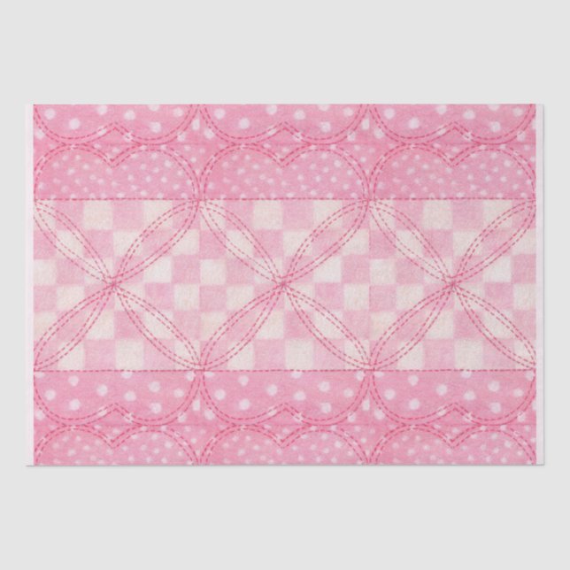 De Seda Papel cor-de-rosa/cor-de-rosa (Frente )