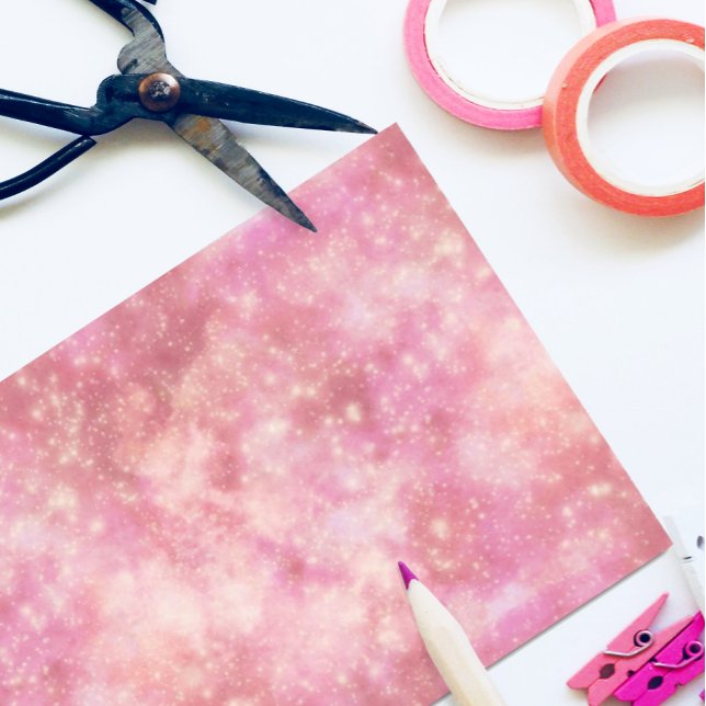 De Seda Papel cor-de-rosa Shimmer Galaxy (Criador carregado)