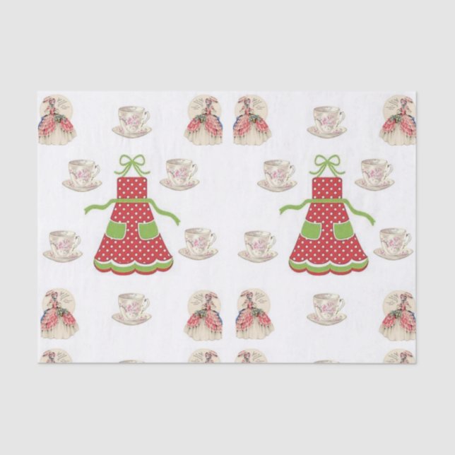 De Seda Papel decorativo para tecidos vitorianos (Frente )