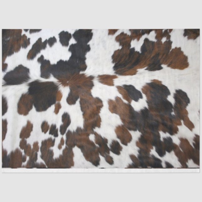 De Seda Papel Decoupage Cowhide (Frente )