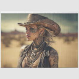 De Seda Papel Decoupage da Garra-Vaca | Oeste