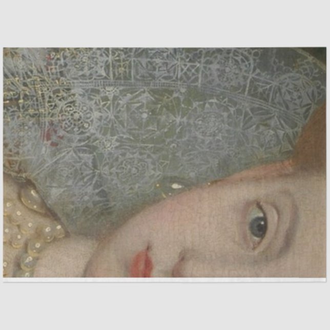 De Seda Papel Decoupage da Rainha (Frente )