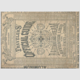 De Seda Papel Decoupage do Guia do Viajante