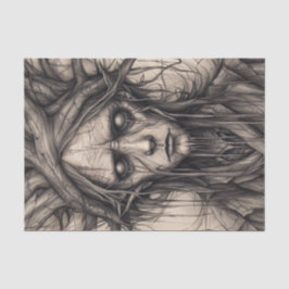 De Seda Papel Decoupage do Homem-Madeira