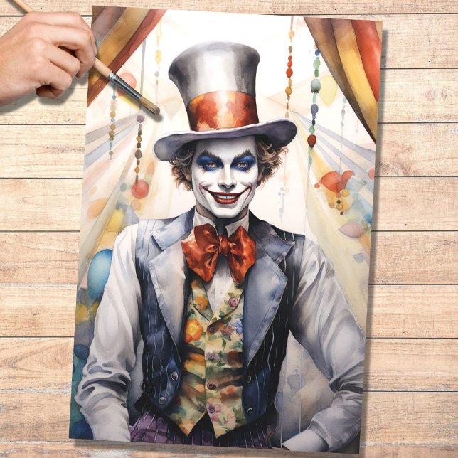 De Seda Papel Decoupage do Joker 2 (Criador carregado)