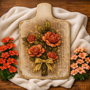 De Seda Papel Decoupage Floral Grunge Vintage Rosa