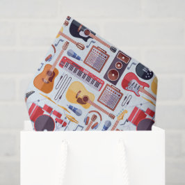 De Seda Papel Decoupage Instrumentos Musicais, Música