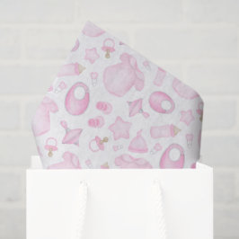 De Seda Papel Decoupage Menina Rosa, Bebê Recém-Nascido