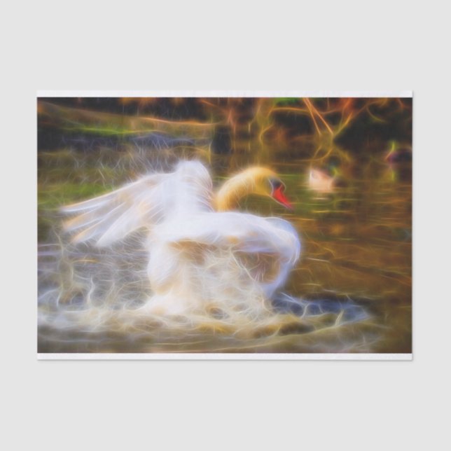 De Seda Papel do Teclado Swan (Frente )