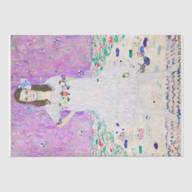 DE SEDA PAPEL DOS TECIDOS: MADA PRIMAVËSI : GUSTAV KLIMT (Frente )