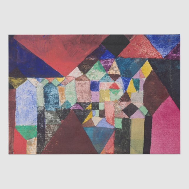 DE SEDA PAPEL DOS TECIDOS: PAUL KLEE : JUWEL MUNICIPAL (Frente )