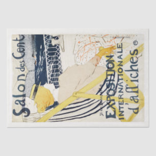 DE SEDA PAPEL DOS TECIDOS:TOULOUSE LAUTREC : SALON DES CEN