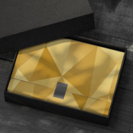 De Seda Papel Dourado Geométrico Moderno para Encerramento
