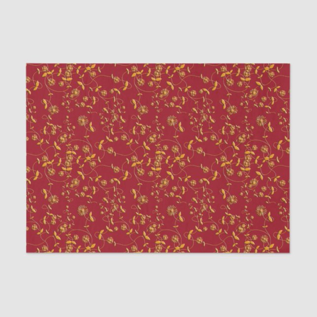 De Seda Papel Dourado tecidular (Frente )