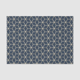 De Seda Papel e Decoupage Tecidos - Prata Lilática Geométr