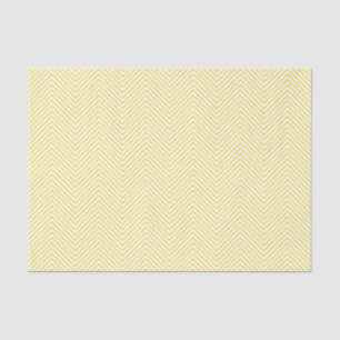De Seda Papel em Tecido da Linha Cevron - Ouro Amarelo em 