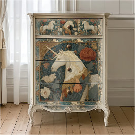De Seda Papel Floral Unicórnio Jade Vintage Vermelho Botân