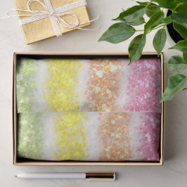 De Seda Papel Glitter Arco-Íris Pastel