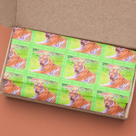 De Seda Papel Higiênico Asiático Tigre Obrigado
