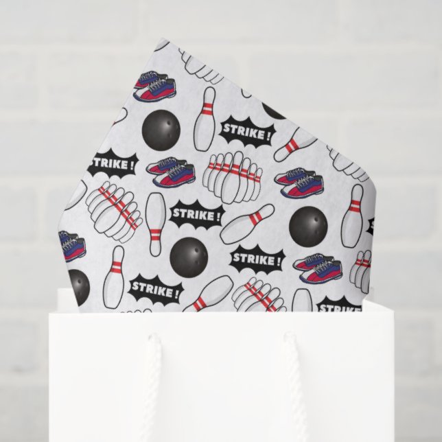 De Seda Papel Higiênico Bowling (Sacola de presentes)
