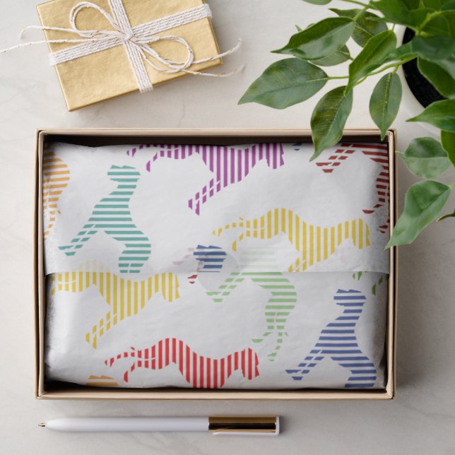 De Seda Papel Higiênico Com Grandes Danes (Presente)