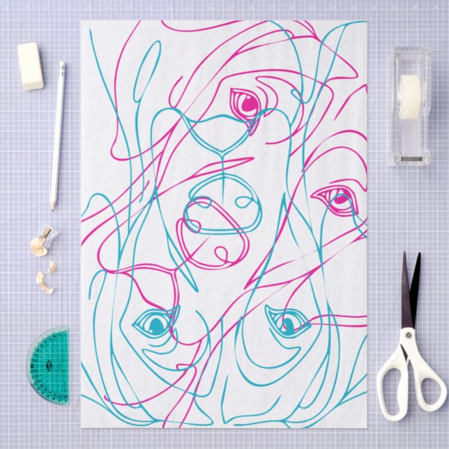 De Seda Papel Higiênico Com Grandes Danos (Arte )
