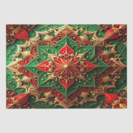 De Seda Papel Higiênico Decorativo Vermelho Verde para Fer