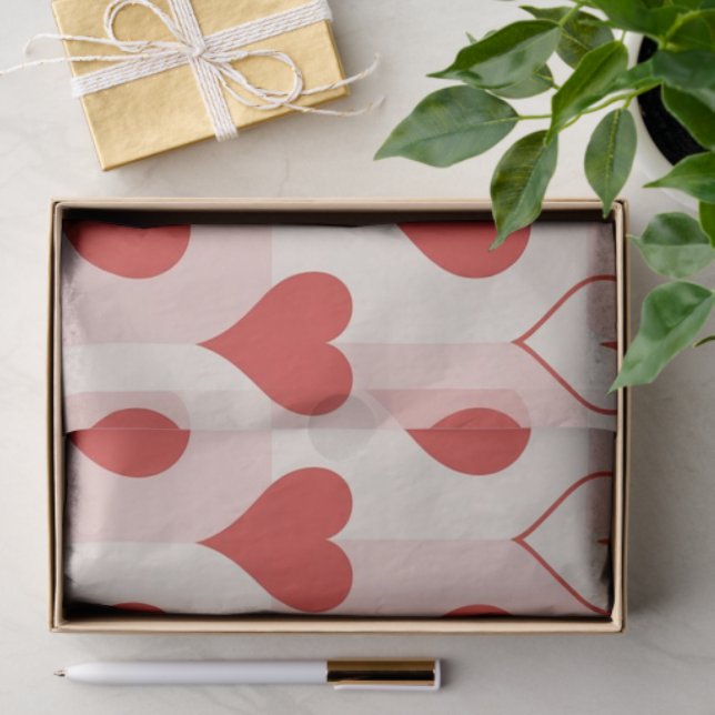 De Seda Papel Higiênico Estampado Modern Love (Presente)