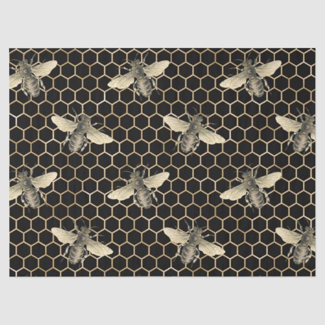 De Seda Papel Higiênico Folha Simples Honey Bee Série Desi (Frente )